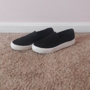 Black shoes from Walmart